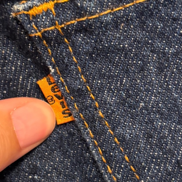 Vintage orange tag Levi’s jeans - Picture 3 of 3